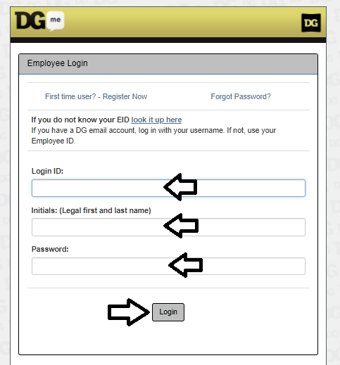How do I log in to the Dollar General DGME Employee Access app